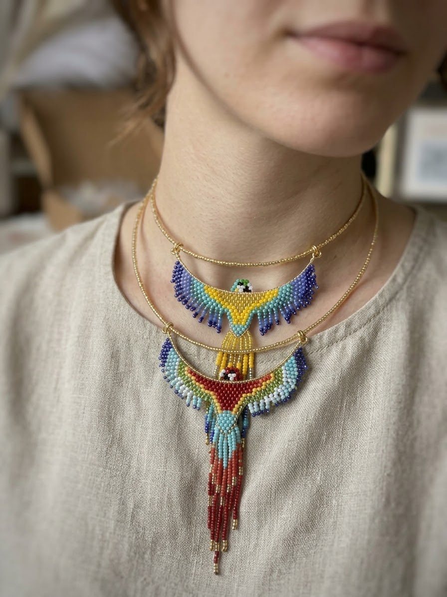COLLAR GUACAMAYA