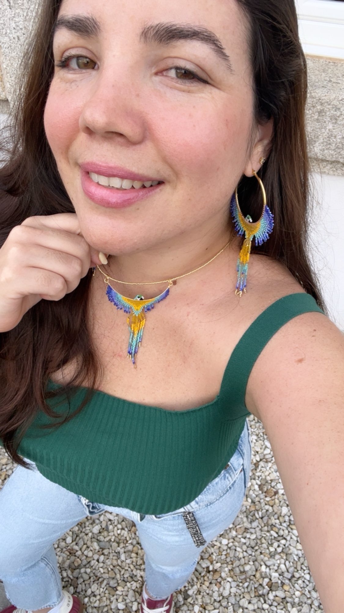 PENDIENTES GUCAMAYAS CARAQUEÑAS