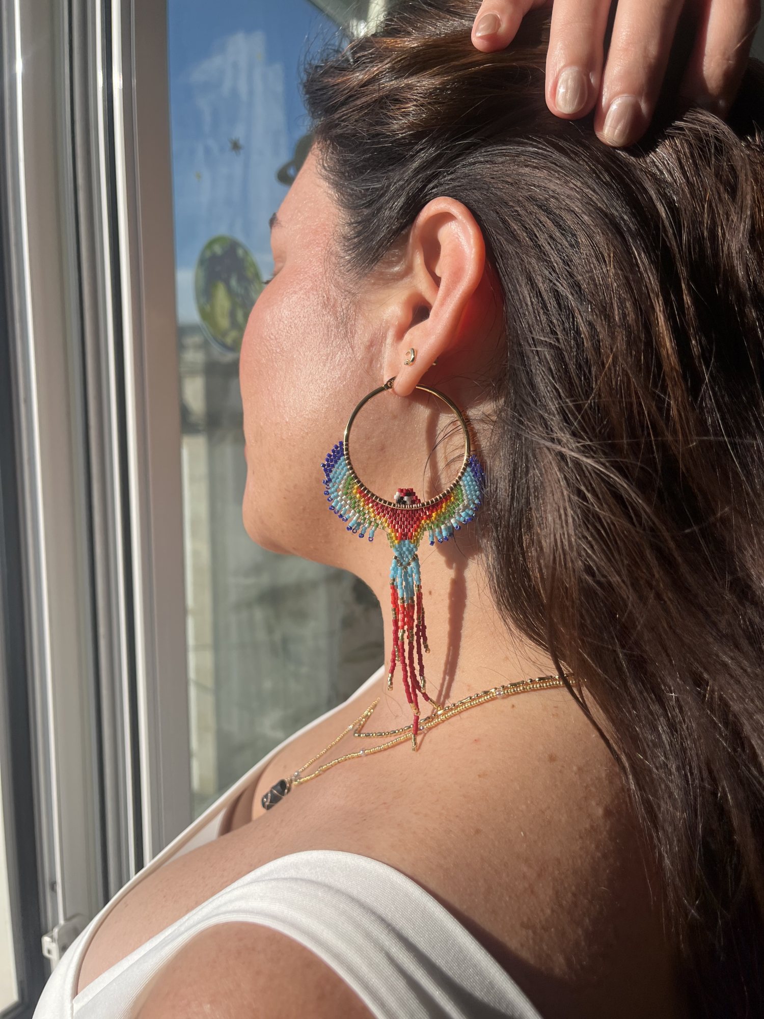 PENDIENTES GUACAMAYAS